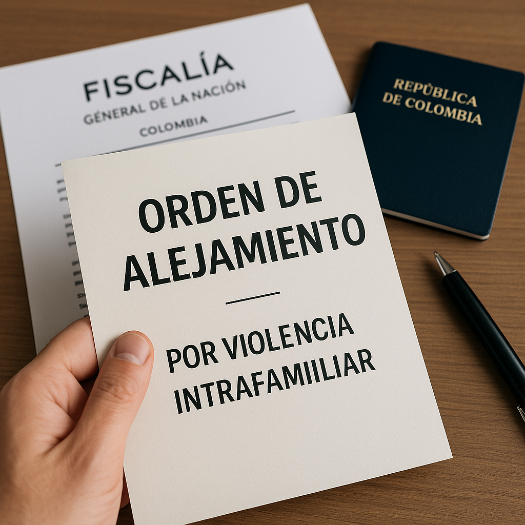 Orden de alejamiento por violencia intrafamiliar si vivo con el agresor